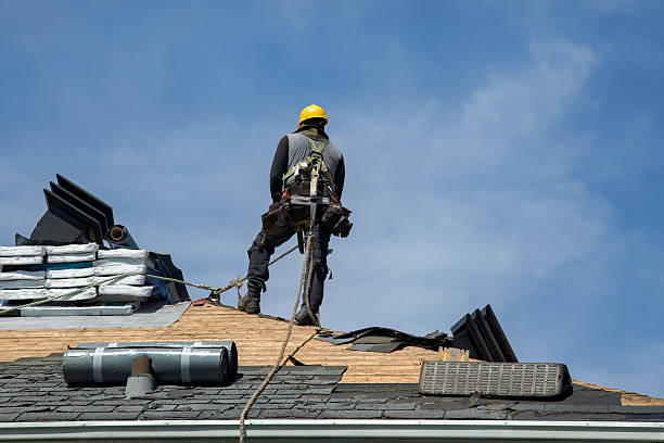 Professional Roofing technician working in Pleasantville, NY
